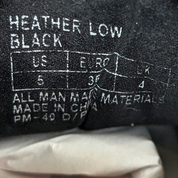 Stuart Weitzman Girls Black Glitter Heather Low Sneakers - Picture 10 of 11